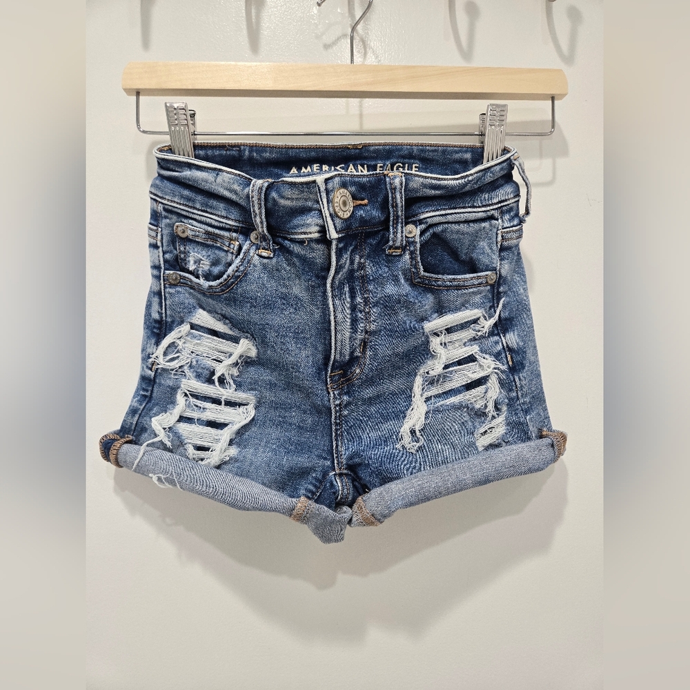 American Eagle Outfitters Ripped Jean Shorts